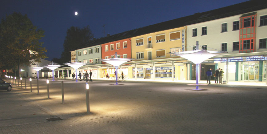 Traunreut, Stadtplatz © Stadt Traunreut