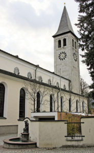Die neuromanische Pfarrkirche von Saalfelden. © Stadtgemeinde Saalfelden