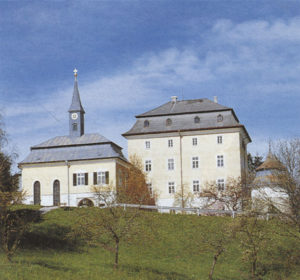 Schloss Seeburg bei Seekirchen. Ölgemälde von Ludwig Bürgel, Privatbesitz © J. Adlmanseder/H. Dopsch