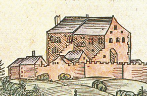 Hohensalzburg auf der Darstellung der Schedel‘schen Weltchronik 1493 © J. Lang/Stadtarchiv Bad Reichenhall