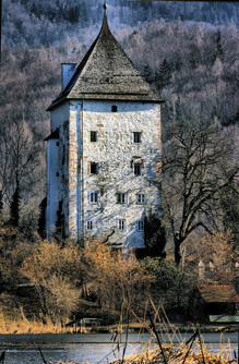 Namengebender Wohnturm der Herren von Thurn, St. Jakob am Thurn © J. Lang/Stadtarchiv Bad Reichenhall
