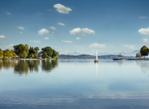 Blick über den Waginger See © Tourist-Info Waginger / Richard Scheuerecker